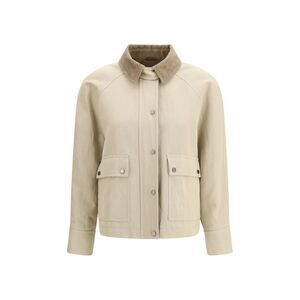 Brunello Cucinelli Women Cotton-Linen Canvas Jacket